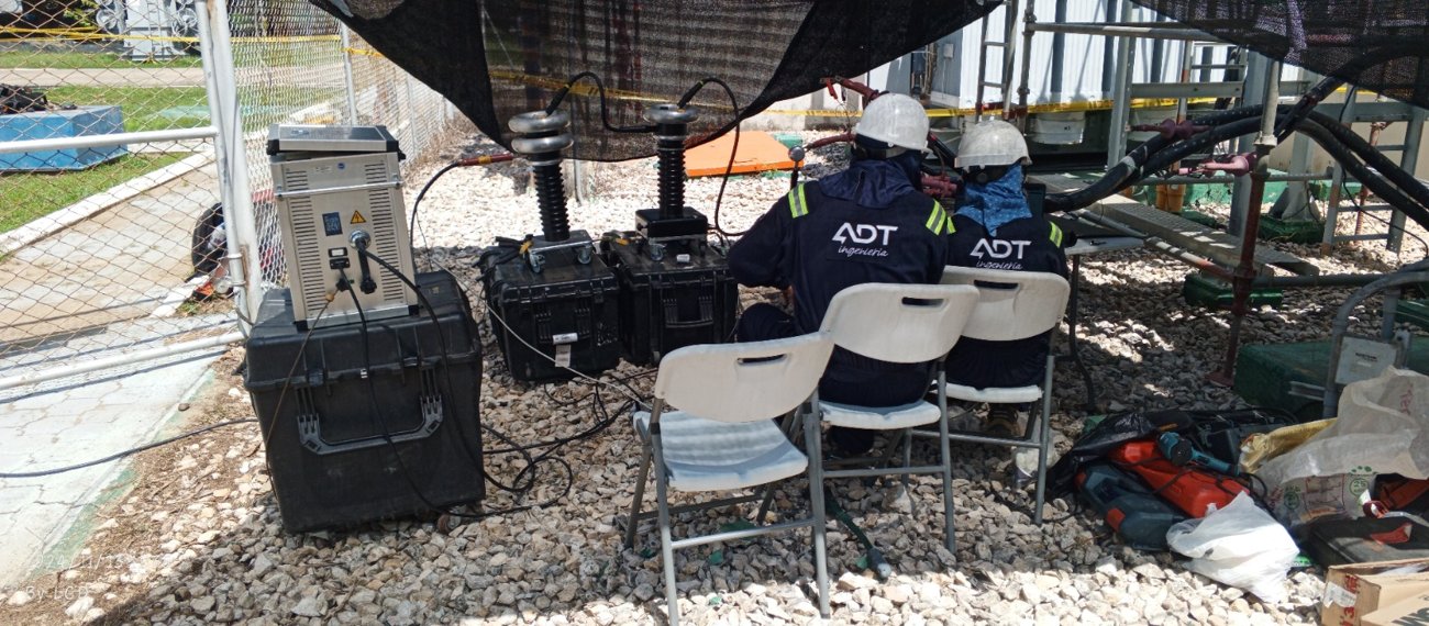 Pruebas VLF a cables aislados de media y alta tensión por técnicos de ADT
