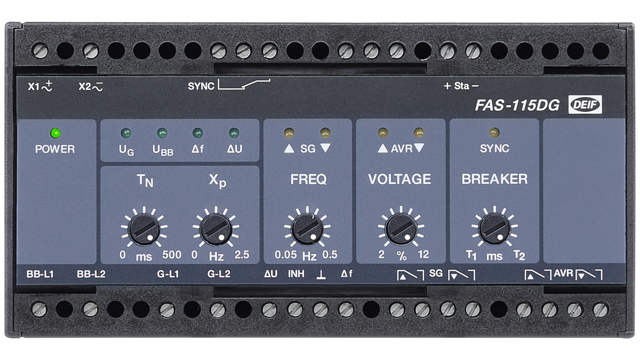 DEIF FAS-115DG sincronizador sync-check